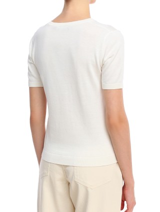 Белый свитер WEEKEND MAX MARA: фото 4 - Invogue